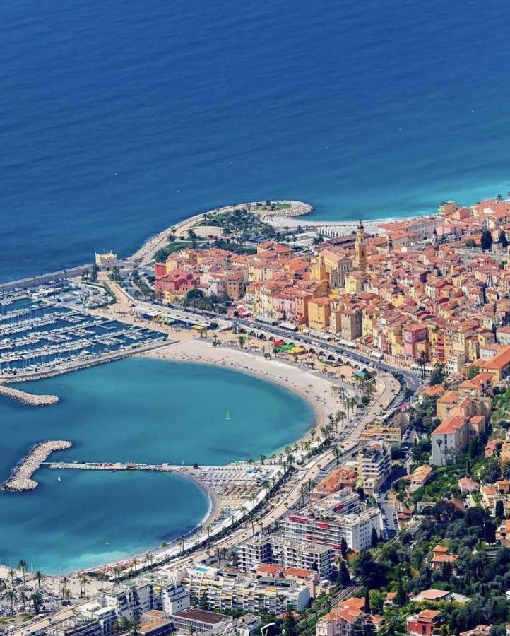 Sablettes Beach-Plage-Vue Mer-Centre Ville Mentone Esterno foto