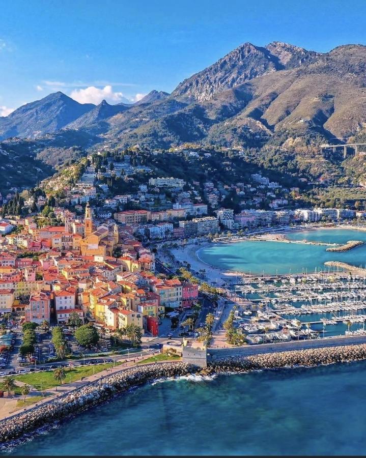 Sablettes Beach-Plage-Vue Mer-Centre Ville Mentone Esterno foto